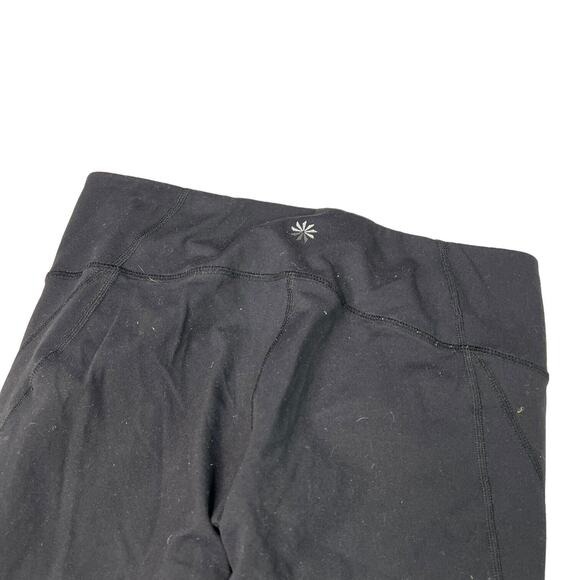 Athleta Plie Tight Mid Rise Full Length Leggings Black Gray Small - Picture 5 of 8
